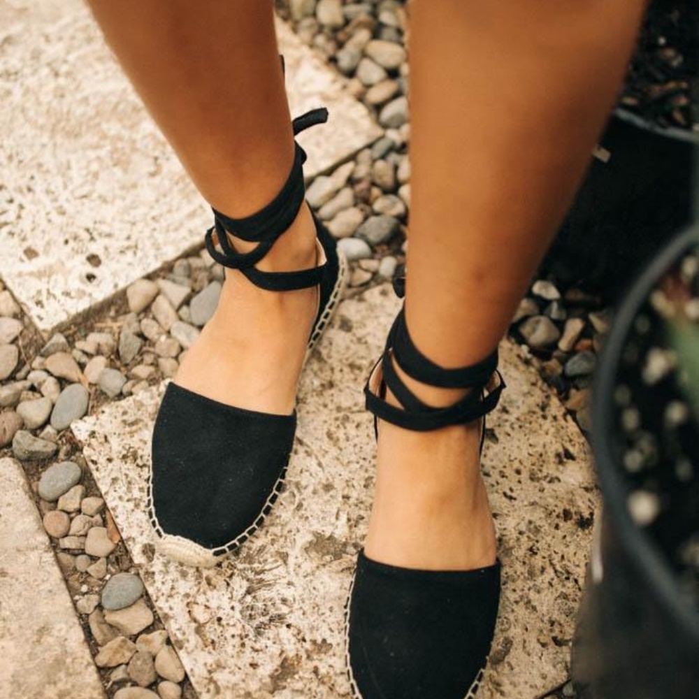 Last Pair🚨Lace-Up Espadrilles Sandals - Picture 2 of 7